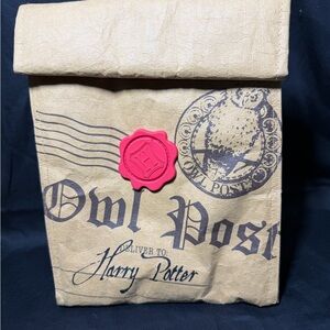 Reusable Sandwich Bag with Pink Seal — Owl Post Design